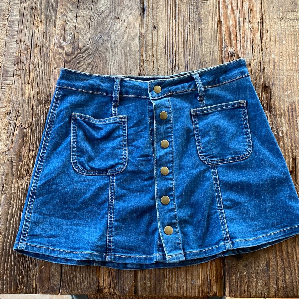 Altar’d State denim jean skirt